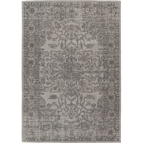 Tappeto Vintage Perry Verde e Taupe in Cotone (1/4)