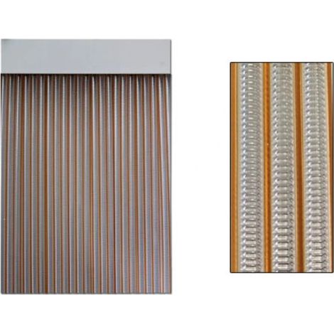 Türvorhang Dueroband 90x210 Nr. 2 Honig-Transparent 11401D