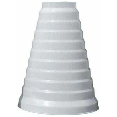 Réducteur universel PVC 80/200mm – Réducteur de tuyau rond pour ventilation – Compatible climatisation et ventilateurs extracteurs (1/4)