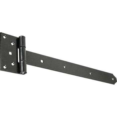 Penture anglaise DURAVIS® 391/59 x 103 mm, matériau : Acier, bleu zingué, surface : noir-diamant (1/2)
