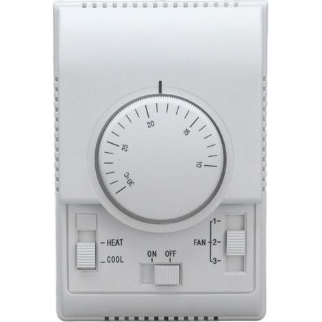 Thermostat mécanique 2 voies pour climatisation centrale 110–220V – interrupteur de commande (gris) (1/5)