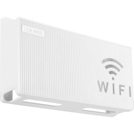 Aufbewahrungsbox für WLAN-Router Router Aufbewahrungsbox Wandhalterung WLAN-Rack Wohnzimmer TV-Wandregal Set Aufbewahrungsbox Deko-Regal weiß für (1/5)
