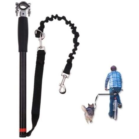 Laisse de Vélo Mains Libres Chien,Chien Laisse d'exercice Installation et Retrait Facile,pour Cyclisme et Les Animaux de Compagnie Entraînement Jogging Réglable Laisse Chiot