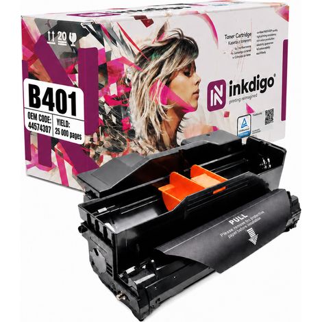 Inkdigo Trommel 44574307 kompatibel mit OKI B401D MB441 B401DN MB451dn MB451 TÜV-zertifiziert (1/5)