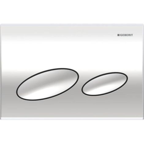Geberit Kappa20 Plaque de déclenchement pour rinçage à 2
