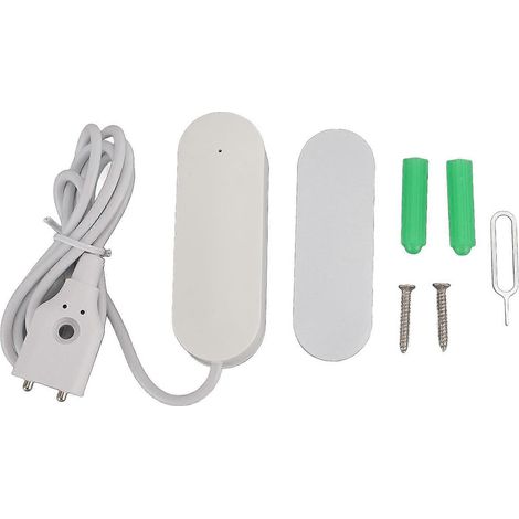 Système de détection de fuites d'eau WiFi pour maison connectée, alarme de niveau d'inondation et détecteur de débordement (1/4)