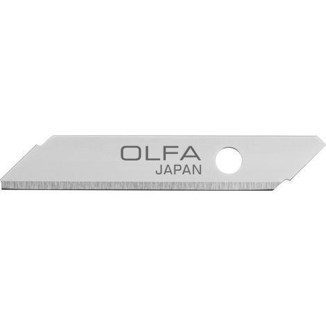 OLFA TSB-1 PACK DE 5 CUCHILLAS PARA TS-1 35X6X0,3 MM PLATEADAS