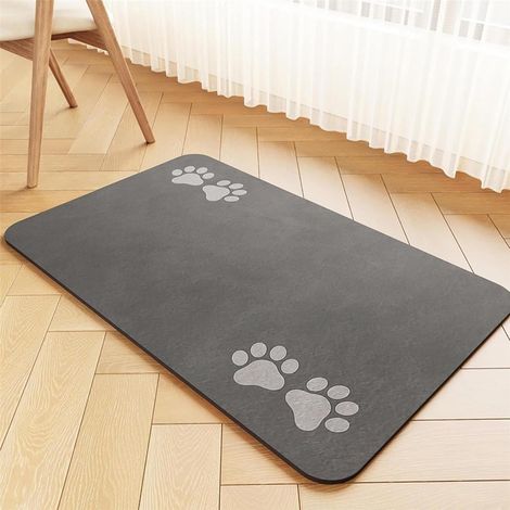 Tapis d'alimentation pour Chats et Chiens Tapis absorbants à séchage Rapide Plusieurs Tailles Disponibles Conception rembourrée Douce (1/5)