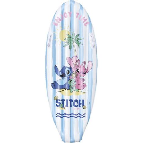 Gonfiabile da surf - 9104V - Personaggio Stitch stampato tropicale - Maniglie robuste - Bambino 3-10 anni