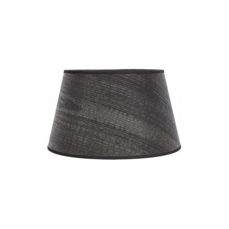 Pantalla salma e27 madera negra 25dx20dx15h conica