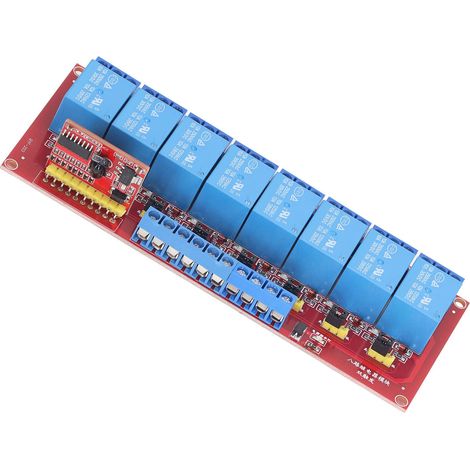 Module récepteur relais 8 canaux 10A, interrupteur sans fil infrarouge universel pour moteur, lumière, portail, contrôleur DIY 5V (1/5)