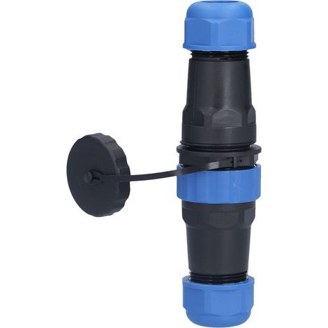 6-poliger Luftfahrtstecker (männlich/weiblich), wasserdicht und oxidationsbeständig, für ein breites Anwendungsgebiet. (1/5)
