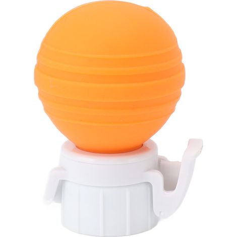 Bouchon silicone anti-fuite pour bouteille de soda, pompe à air de boisson gazeuse, couvercle de conservation de gaz, bouchon de réutilisation, orange (1/5)