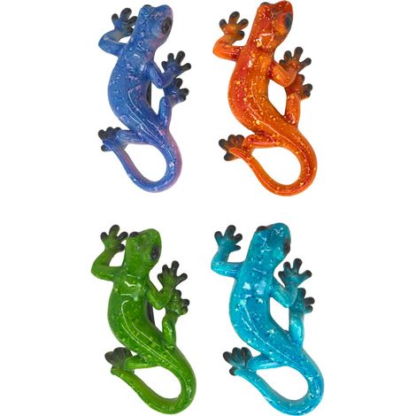 Eidechsen-Dekomagnet, 4 Designs, Magnetischer Kühlschrankmagnet, Wohndeko, originell und kreativ