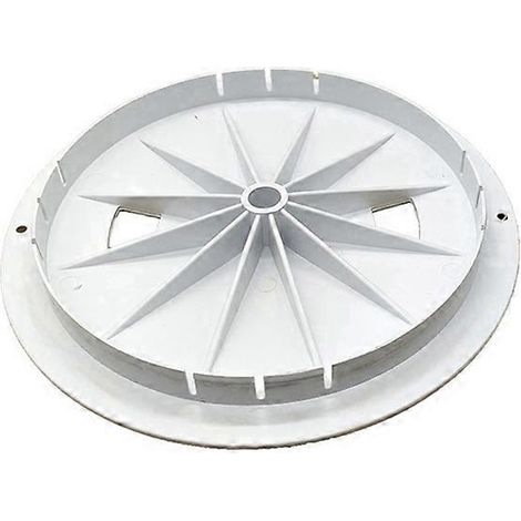 Couvercle d'écumoire rond de 10 pouces, couvercle de filtre de rechange, pièce de rechange pour bonde de piscine, convient aux piscines intérieures et extérieures. (1/5)