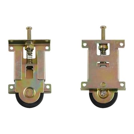 CSPARKV Composants d'armoire coulissante pour armoire de maison, poulie de porte coulissante, roue d'armoire, quincaillerie de meubles pour placard, armoire, portes coulissantes (2 pièces)