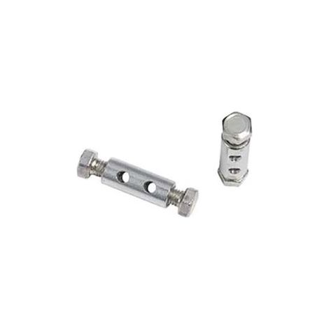 MORSETTO A DOPPIA VITE IN TESTA IN ACCIAIO ZINCATO- - foro ø mm.3 - vite M5 - conf.pz.4 in blister - 5 blister