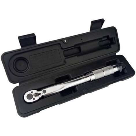 Wrenches 1/4 de pouce à usages multiples Torque Clé réglable 5-25Nm main Spanner cliquet Outils de réparation Clé dynamométrique Réparation Outils (1/5)