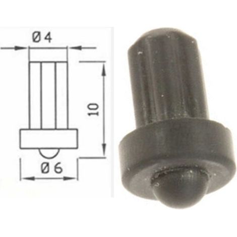 482000031825 PIEDINO GOMMA GRIGLIA PIANO COTTURA WHIRLPOOL ARISTON C00288701