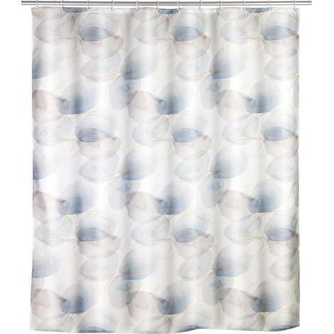 Anti-Schimmel-Duschvorhang NAVAN, 180 x 200 cm, Kunststoff, WENKO (1/2)