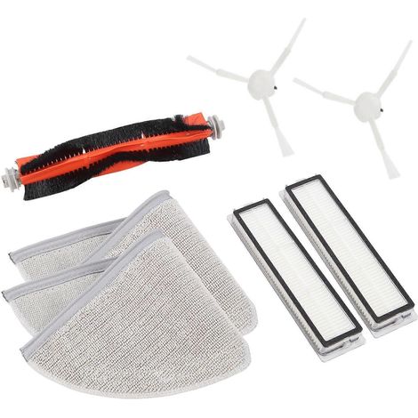 Accessoires pour aspirateur robot Dreame L10 Pro D9 : brosse principale, brosse latérale, filtre HEPA et chiffon de nettoyage (1/5)