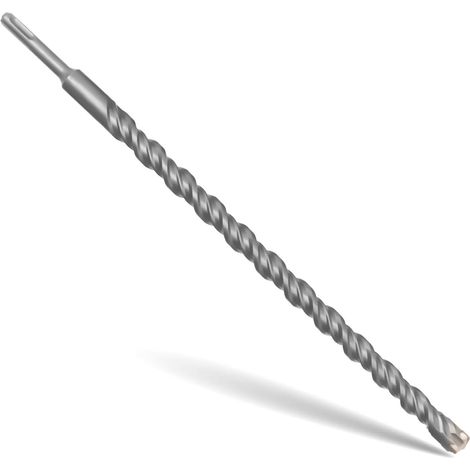 Foret SDS Plus 20mm x 400mm,avec 4 taillants en carbure et double vis, pour béton, pierre naturelle (1/5)