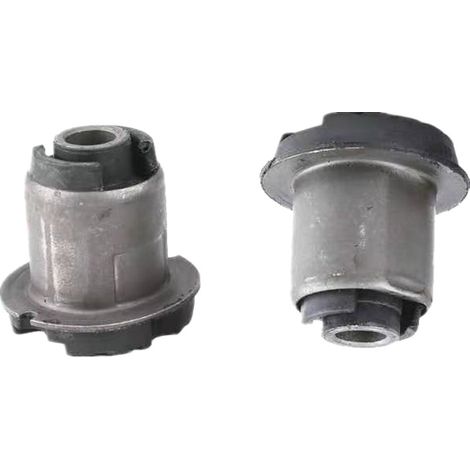 References 513194 and 5131F8 are suitable for the torsional bushings of the rear suspension crossmember of the Peugeot 206 and 207, rubber-metal composite parts, to dampen vibrations of the rear axle  (1/4)