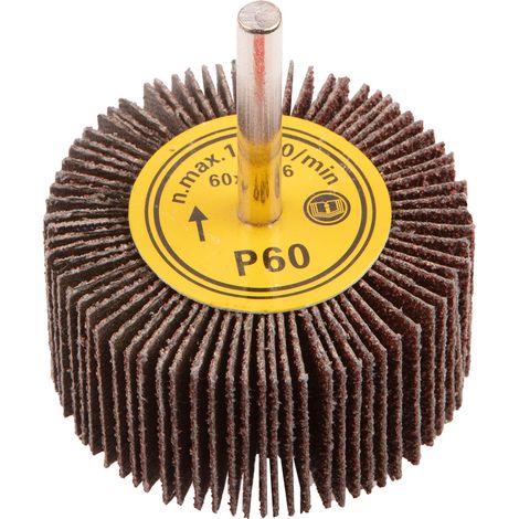 Ruota lamellare con gambo, 60 x 30 mm, K60