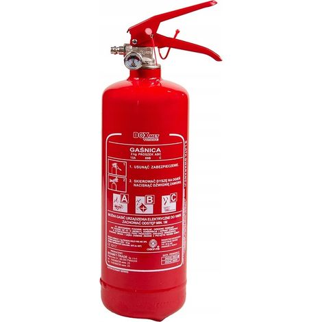 Estintore a polvere da 2 kg GP-2x ABC 2025 Boxmet