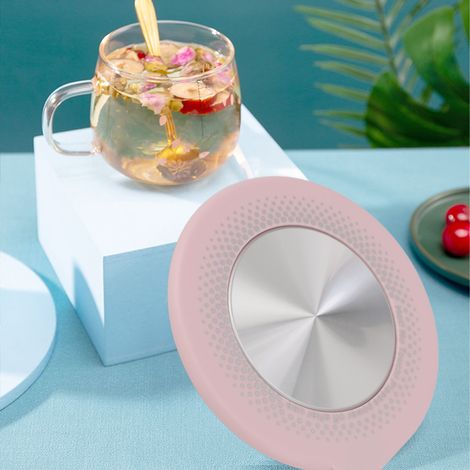 Isolierter USB-Tassenwärmer mit automatischer Abschaltfunktion. Ideal für Büroangestellte und Studenten. Erwärmt Tassen schnell auf 55 °C für Kaffee, Getränke, Milch, Tee und heiße Schokolade. (1/5)