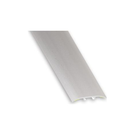 Design-Schwellenleiste 2 in 1, Alu farblos, 3.8x83cm.