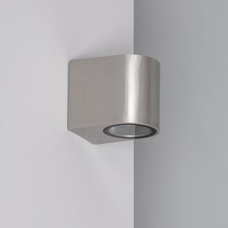 Applique da Parete per Esterni Alluminio Gala Argento