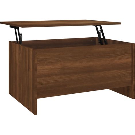 Maison Exclusive - Couchtisch Braun Eichen-Optik 80x55,5x41,5 cm