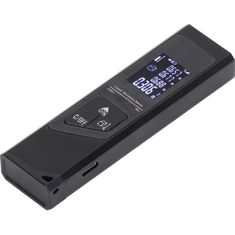Miniatur-Laser-Entfernungsmesser, tragbarer Miniatur-Distanzmesser mit eingebauter Batterie (1/5)