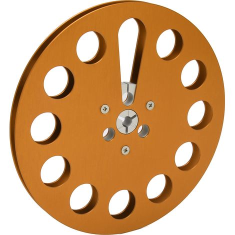 Bobine Universelle 1/4" 7 Pouces avec 11 Troues Anti-Vent pour Enregistreur Doré