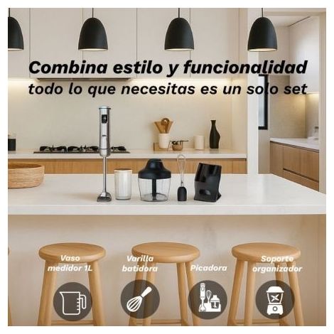 Robot de cocina Grunkel bm-2000set 2000W capacidad 0.8L (1/2)