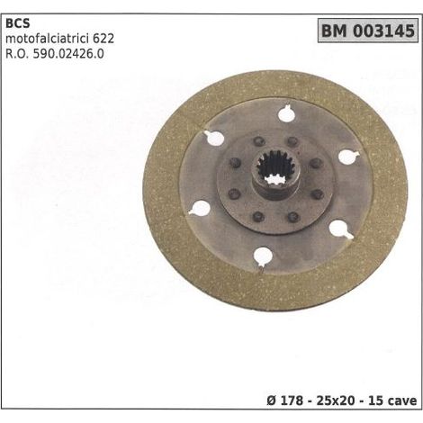 Disco frizione per BCS motofalciatrici 622 003145