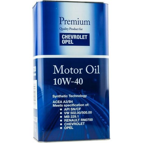 Olio Opel 10W40 5L per fanfarro metallico (1/5)