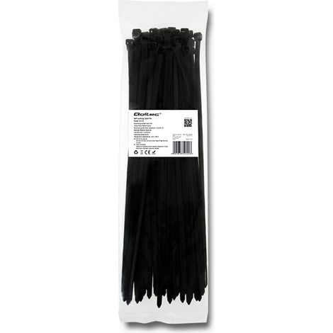 Fascette fermacavi Qoltec  7,2350mm  50 pezzi  Nylon66  UV  Nero (1/5)
