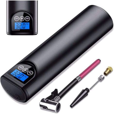 royaluxe -Mini Compresseur Pneumatique Rechargeable 150PSI / Min Compresseur d'air Electrique Digital avec l'Ecran LCD - RWCompresseur (1/5)