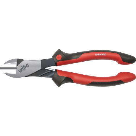Wiha Kraftseitenschneider Industrial mit DynamicJoint® mit ein- und ausschaltbarer Öffnungsfeder 160 mm, 6,5" (40919)