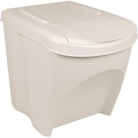 Cubos de basura apilables 3 uds polipropileno 75 L (1/5)