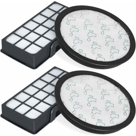 Lot de 2 Filtres HEPA pour Rowenta Silence, Filtre de Rechange Accessoires ZR903701, Force Cyclonic 4AAAA RO7647EA RO7663EA RO7676EA RO7681EA (Modèle RO76xx) Aspirateurs H246--TRIMEC