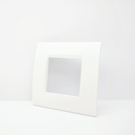 PLACCA TECNOPOLIMERO T1 8002-01 2P BIANCO