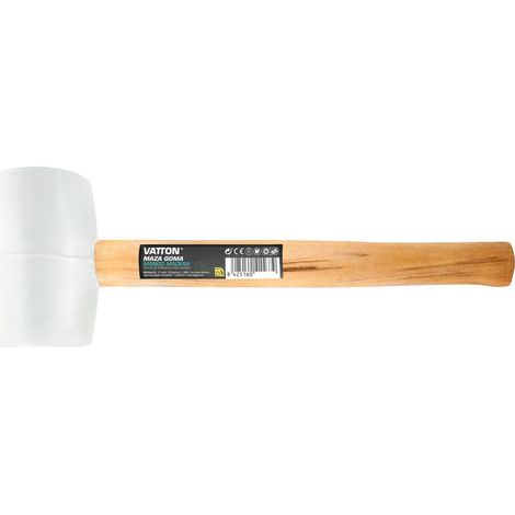 MACETA GOMA STEIN BLANCA MANGO MADERA 450 GRAMOS