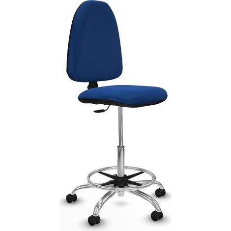 piqueras-y-crespo Aýna CP taburete de oficina azul regulable