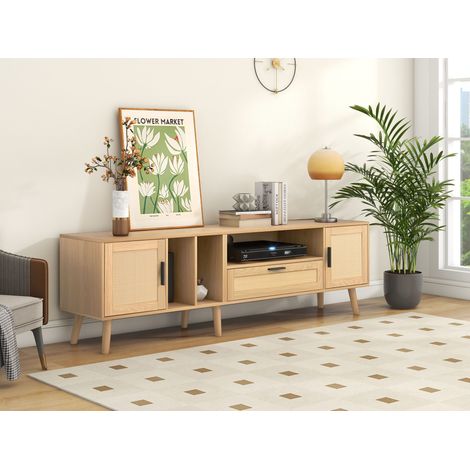 mobile mobile tv contenitore 180 cm effetto legno HAVRYA (1/5)