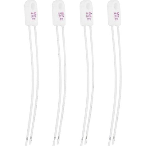 4 Fusibles Thermiques Céramique Carrés Protection Surchauffe Coupe-Circuit Électrique Accessoires (1/5)