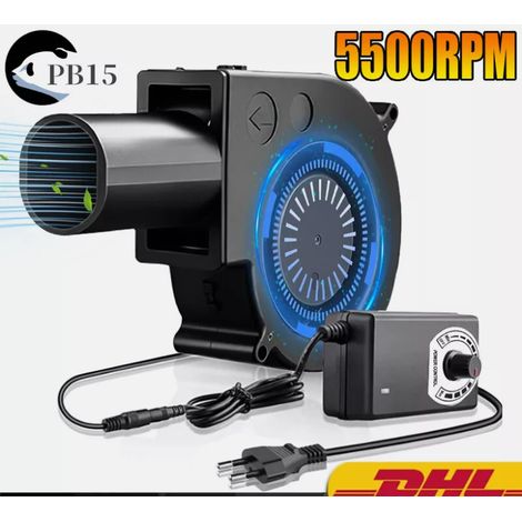 Ventilateur Centrifuge Réglable - Contrôleur De Vitesse 4 V À 12 V - Pour Grill Barbecue Cuisine Extérieure - Diamètre 97 Mm (1/5)