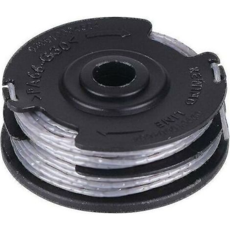 Bobines de fil pour coupe-bordure - Unbrand - 1.6mm - Lot de 3 - 6m par bobine - Ligne pré-enroulée - Accessoire durable (1/4)